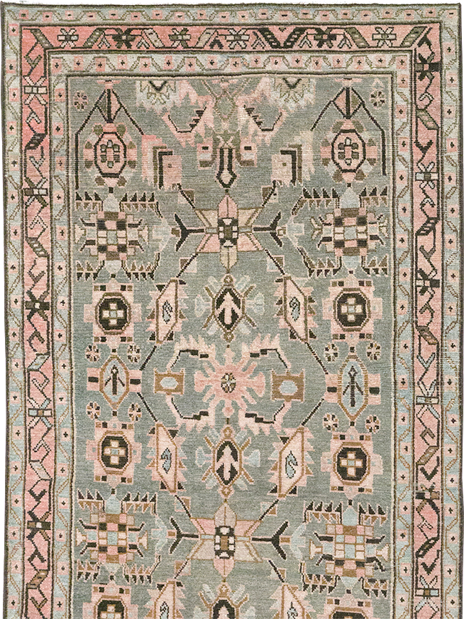 Vintage Persian Malayer Long Runner, No.32883 - Gsblank