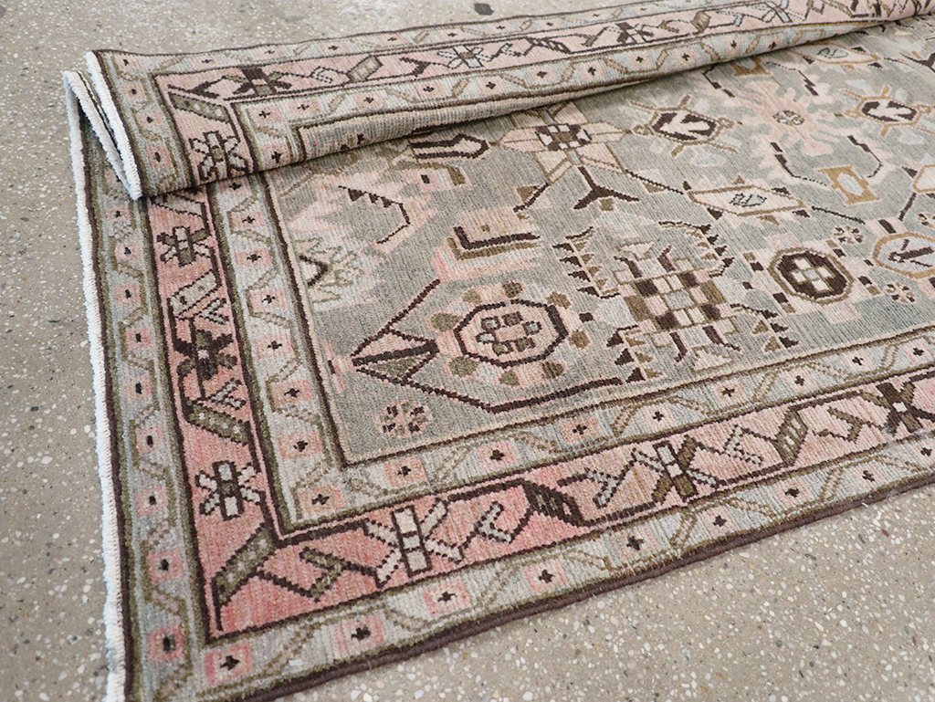 Vintage Persian Malayer Long Runner, No.32883 - Gsblank