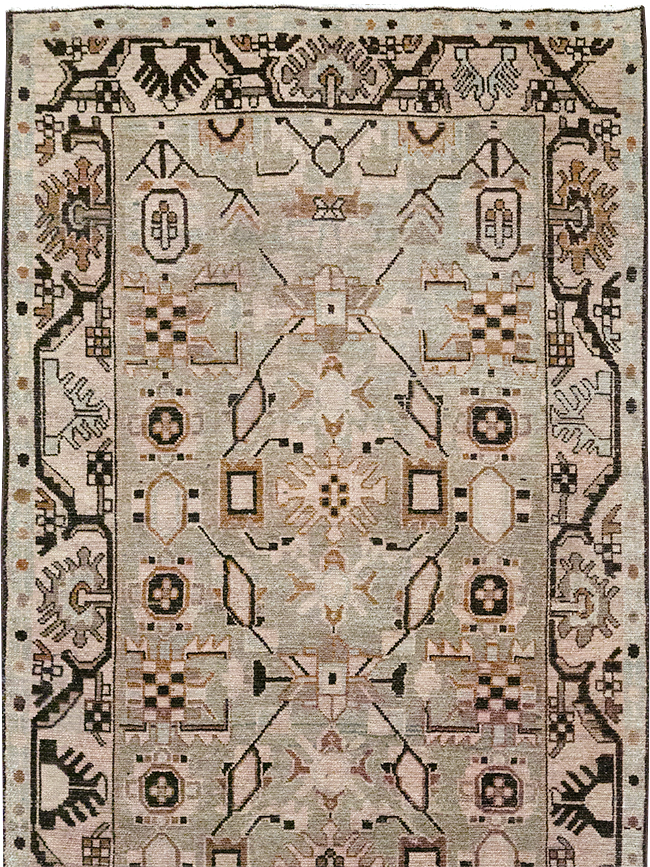 Vintage Persian Malayer Runner, No.32885 - Gsblank
