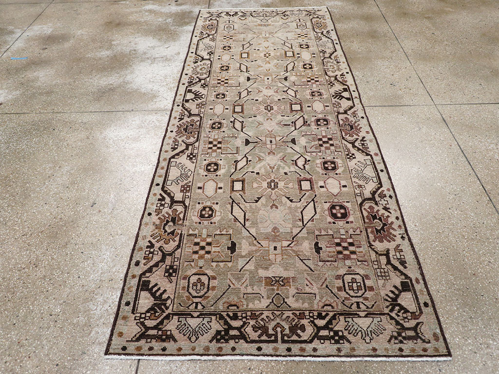Vintage Persian Malayer Runner, No.32885 - Gsblank