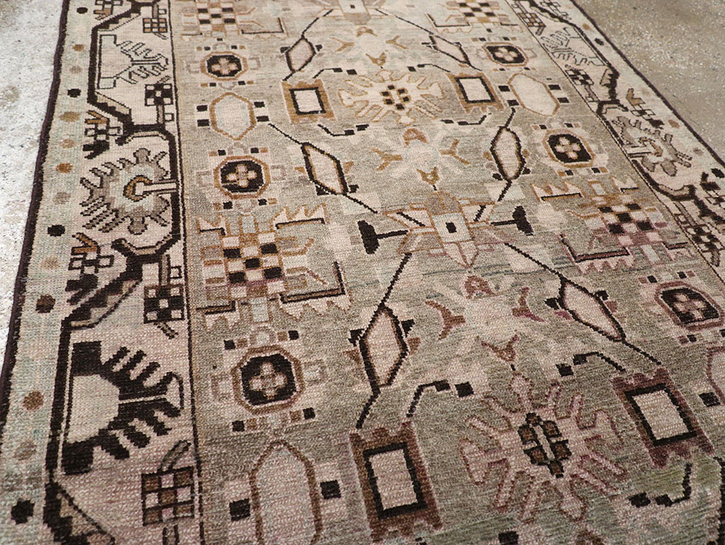 Vintage Persian Malayer Runner, No.32885 - Gsblank