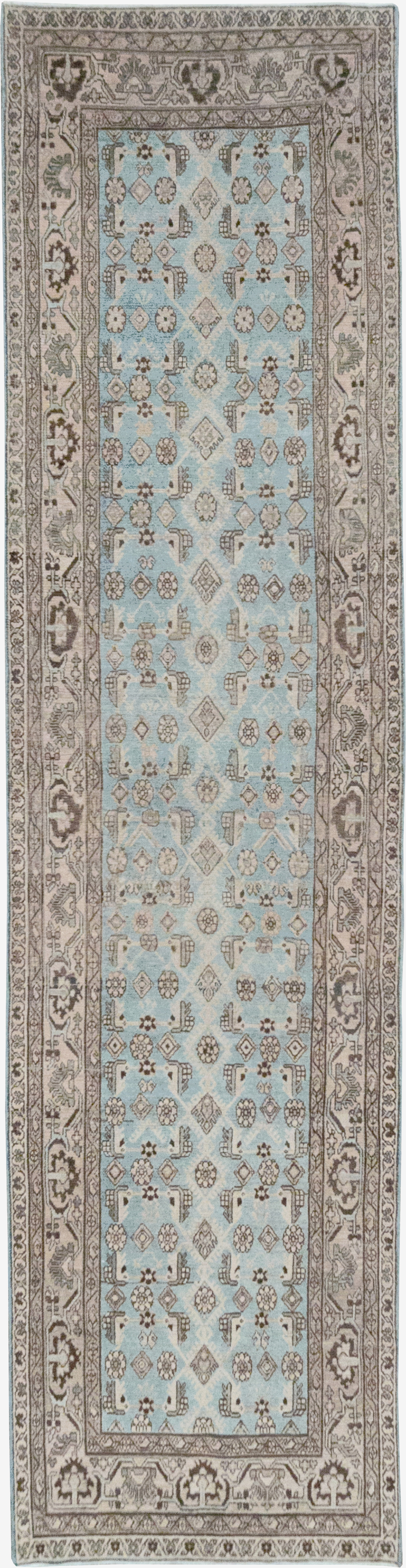 Vintage Persian Malayer Runner, No.32886 - Gsblank