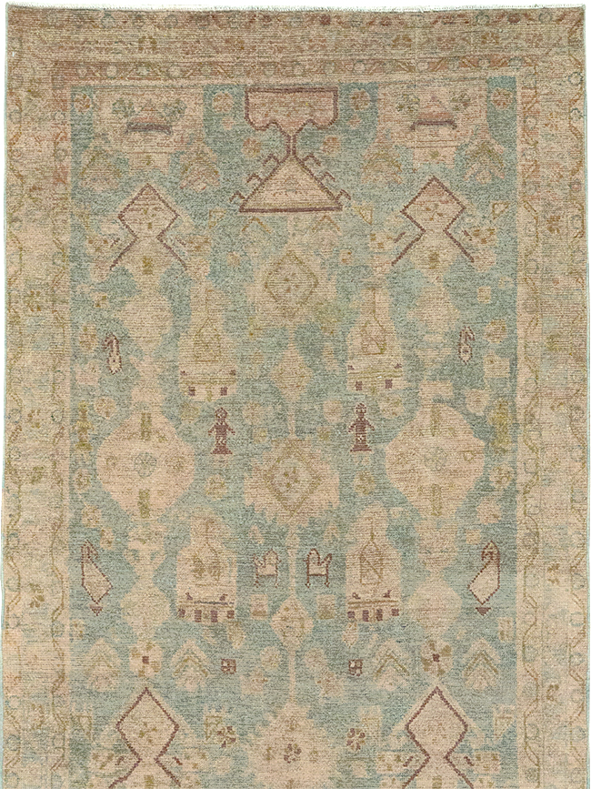 Vintage Persian Malayer Runner, No.32887 - Gsblank