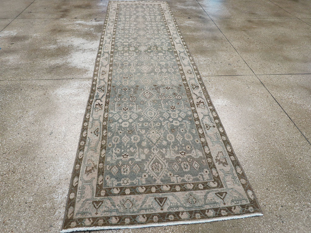 Vintage Persian Malayer Runner, No.32889 - Gsblank