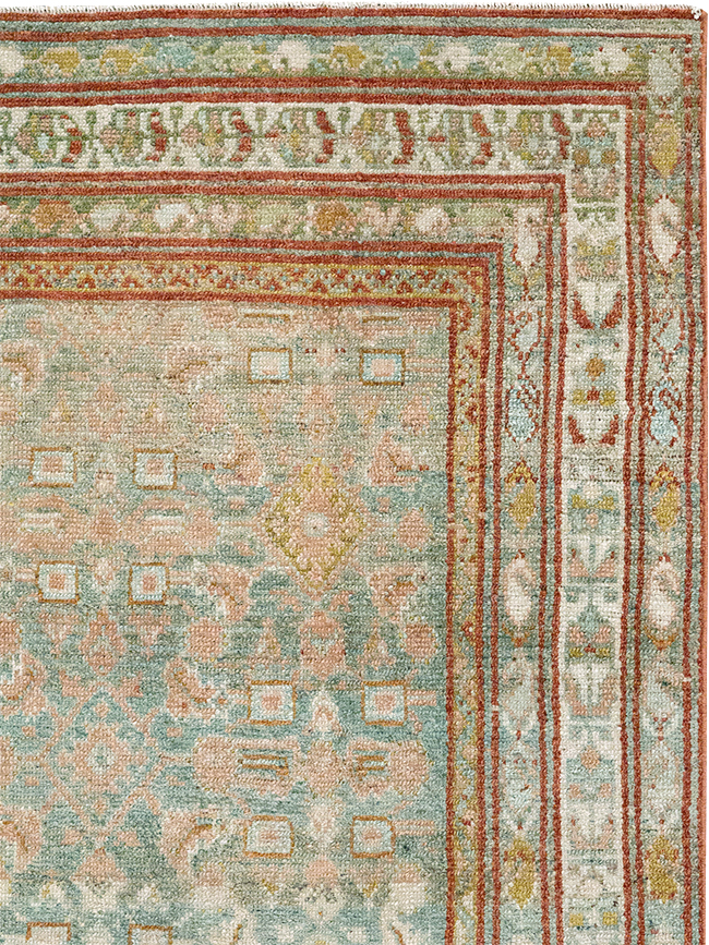 Antique Persian Malayer Accent Rug, No.32890 - Gsblank