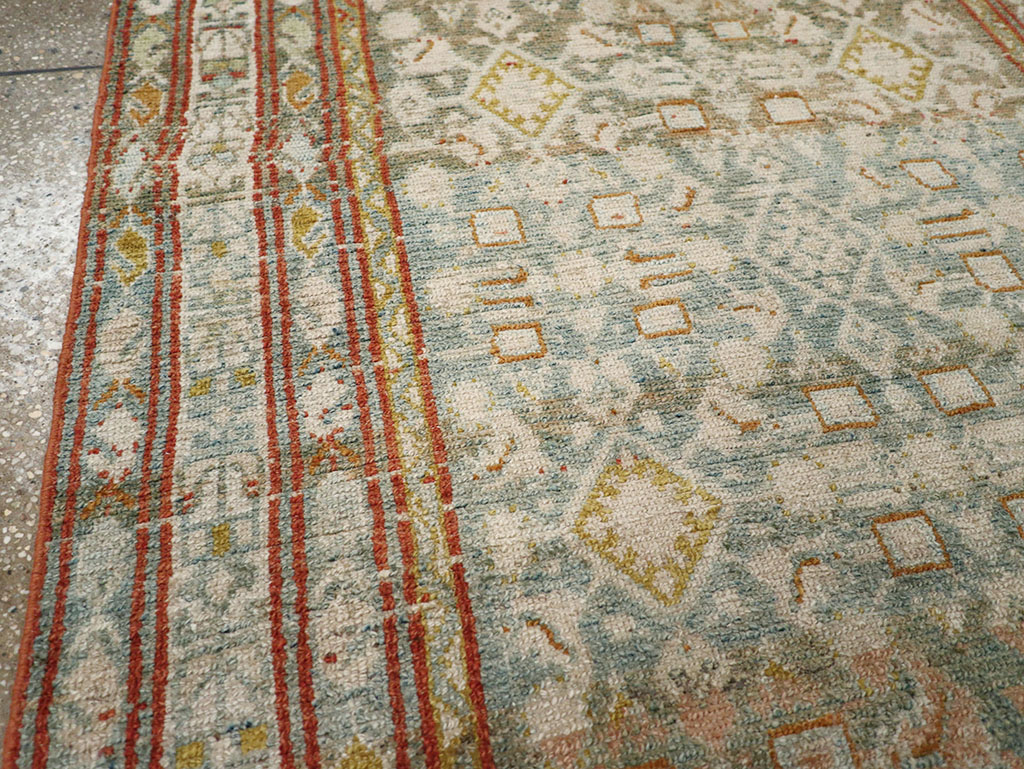Antique Persian Malayer Accent Rug, No.32890 - Gsblank