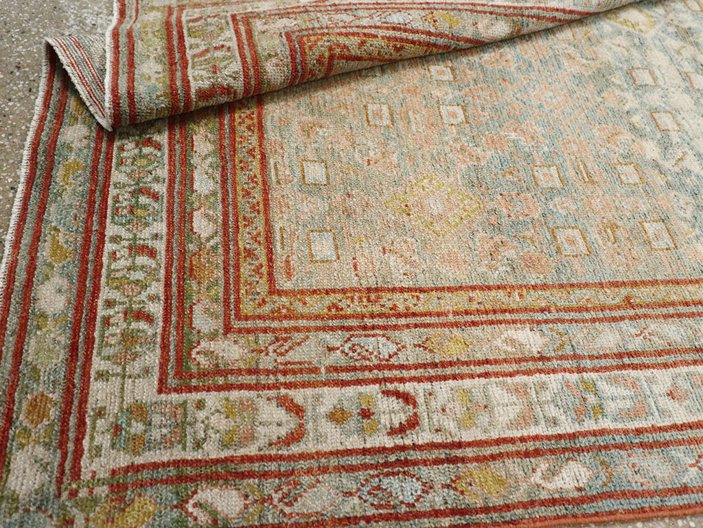Antique Persian Malayer Accent Rug, No.32890 - Gsblank