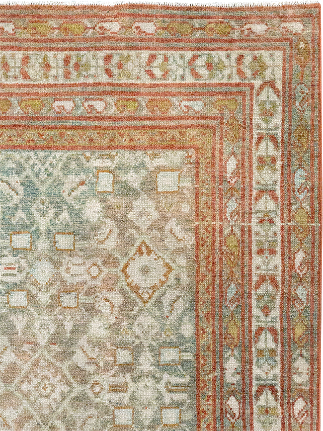 Antique Persian Malayer Accent Rug, No.32891 - Gsblank