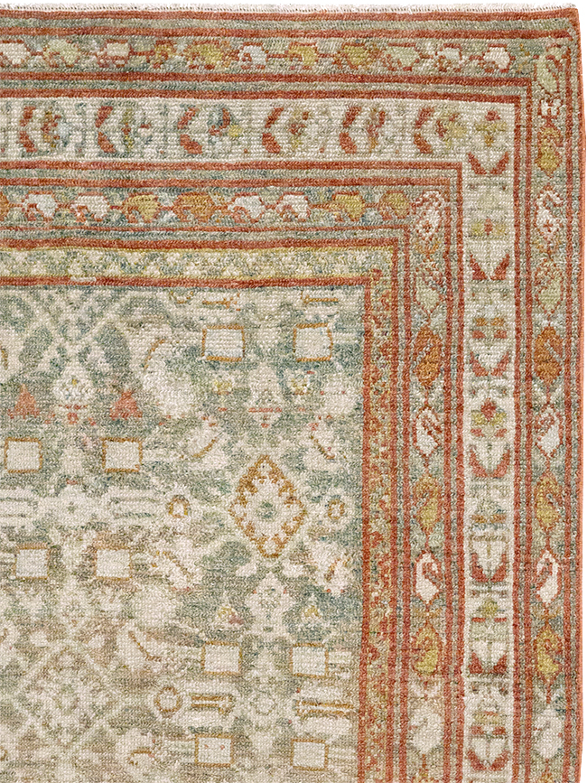 Antique Persian Malayer Accent Rug, No.32891 - Gsblank