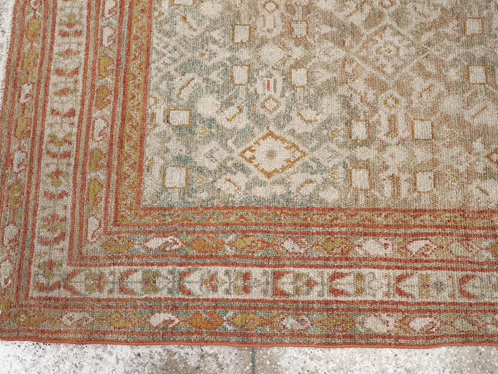 Antique Persian Malayer Accent Rug, No.32891 - Gsblank