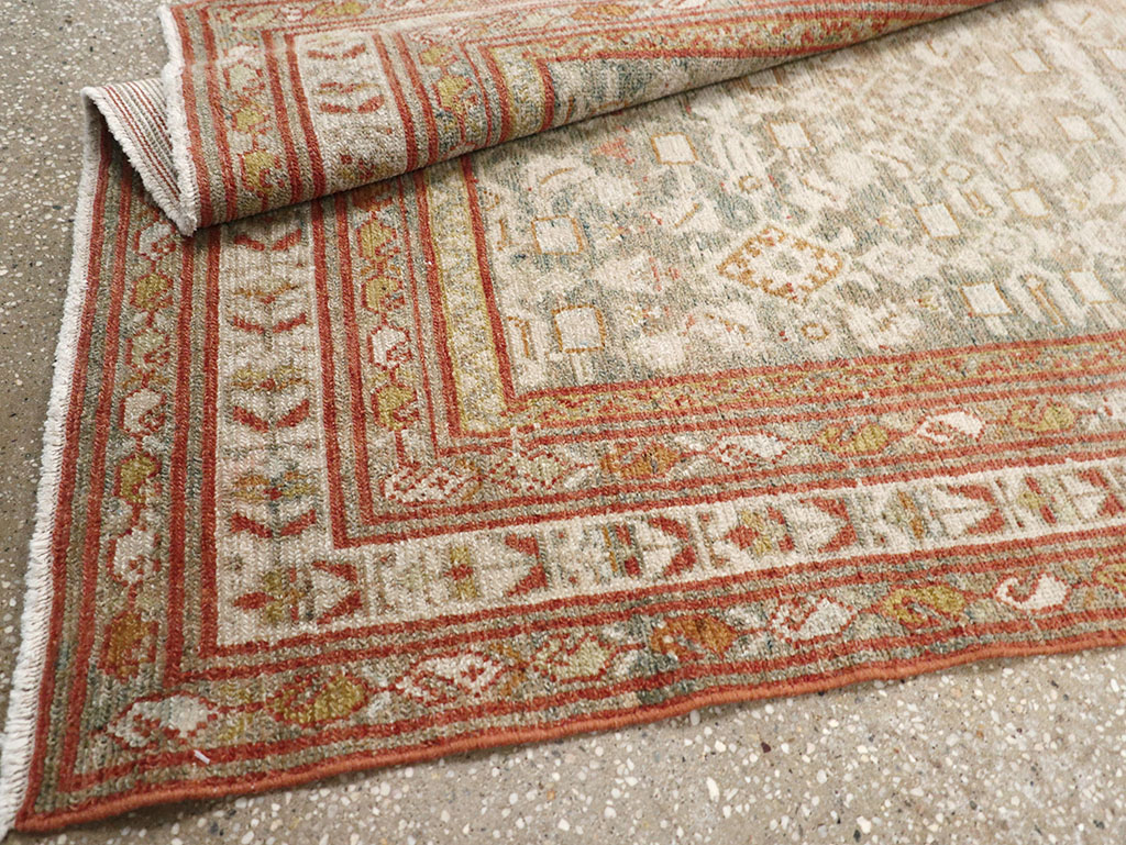 Antique Persian Malayer Accent Rug, No.32891 - Gsblank