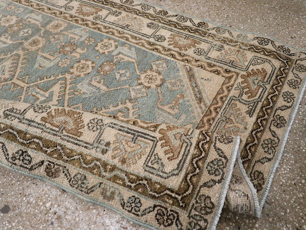 Vintage Persian Malayer Throw Rug, No.32892 - Gsblank