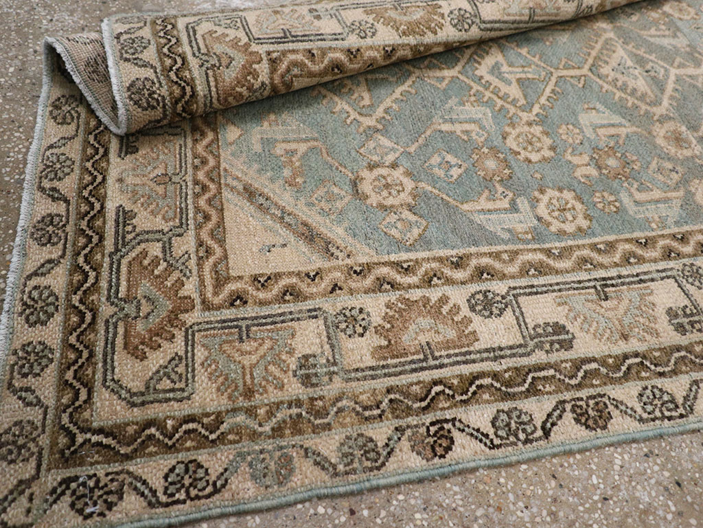 Vintage Persian Malayer Throw Rug, No.32892 - Gsblank