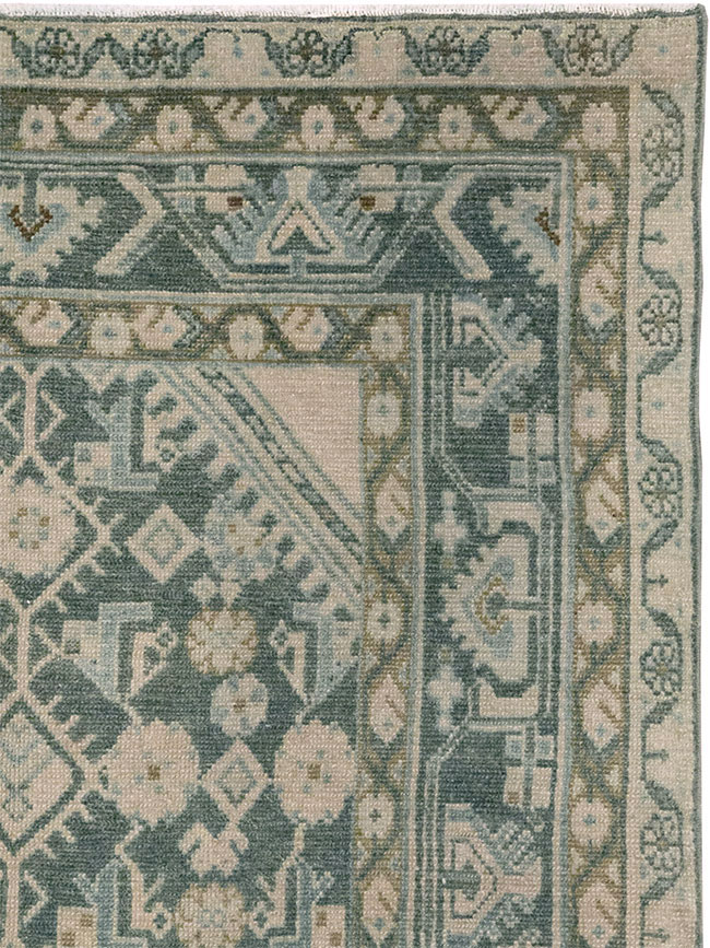 Vintage Persian Malayer Throw Rug, No.32894 - Gsblank