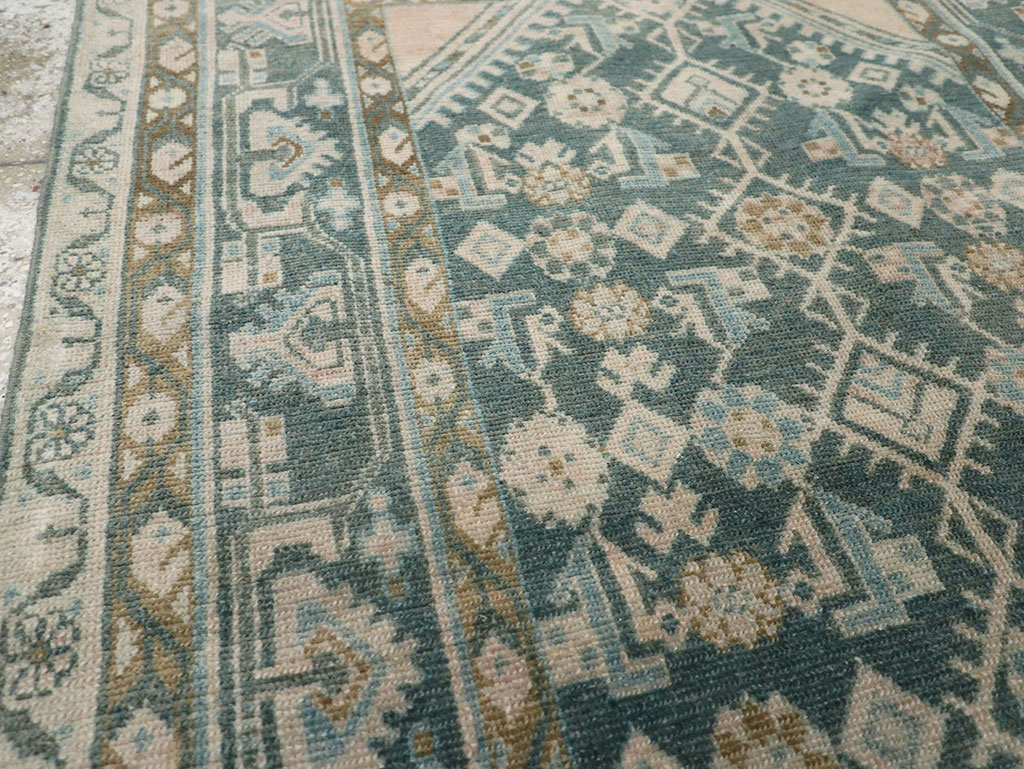 Vintage Persian Malayer Throw Rug, No.32894 - Gsblank