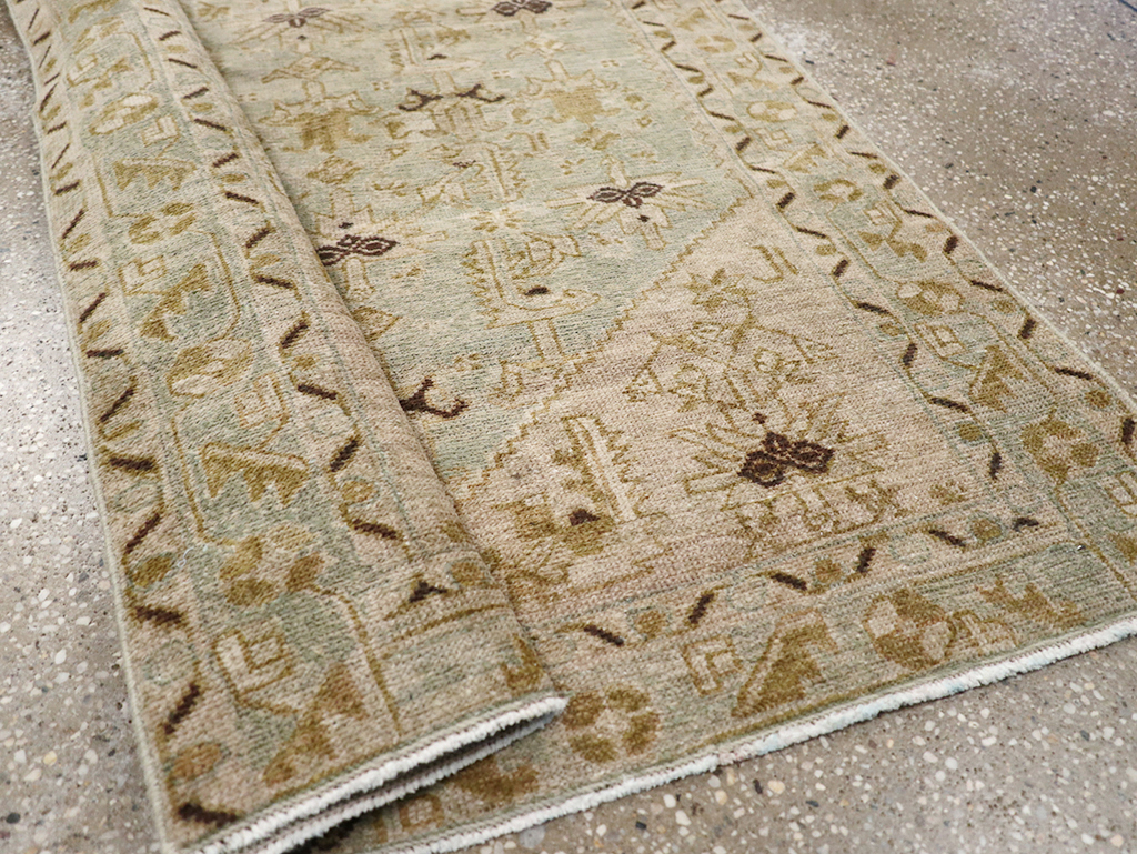 Vintage Persian Malayer Throw Rug, No.32895 - Gsblank