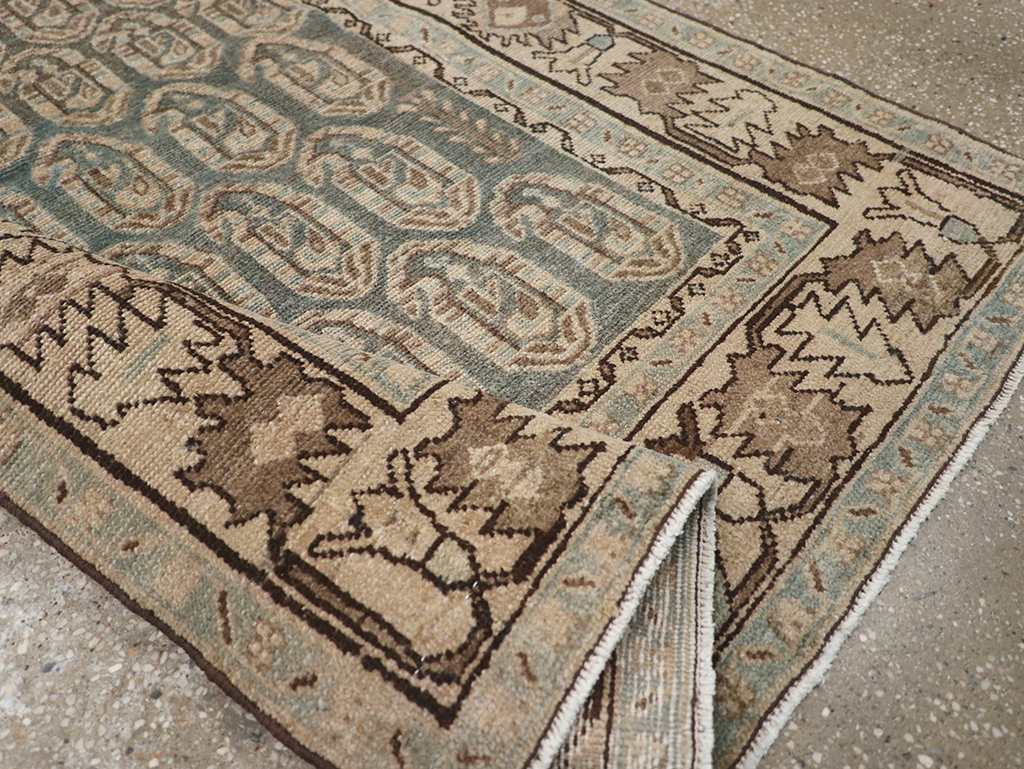 Vintage Persian Malayer Throw Rug, No.32896 - Gsblank