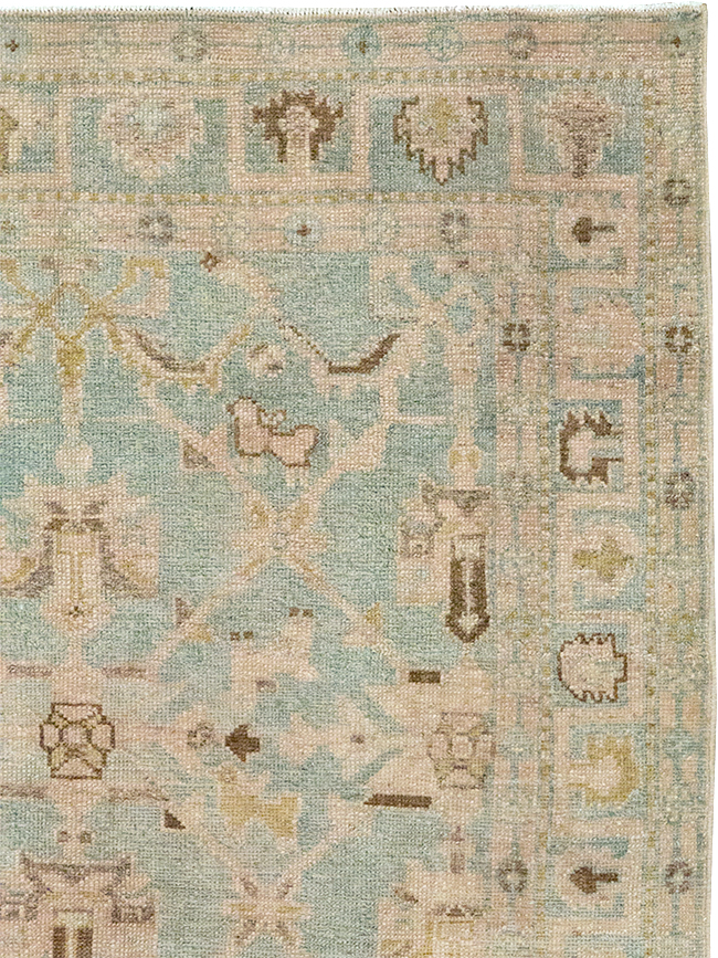 Vintage Persian Malayer Throw Rug, No.32899 - Gsblank