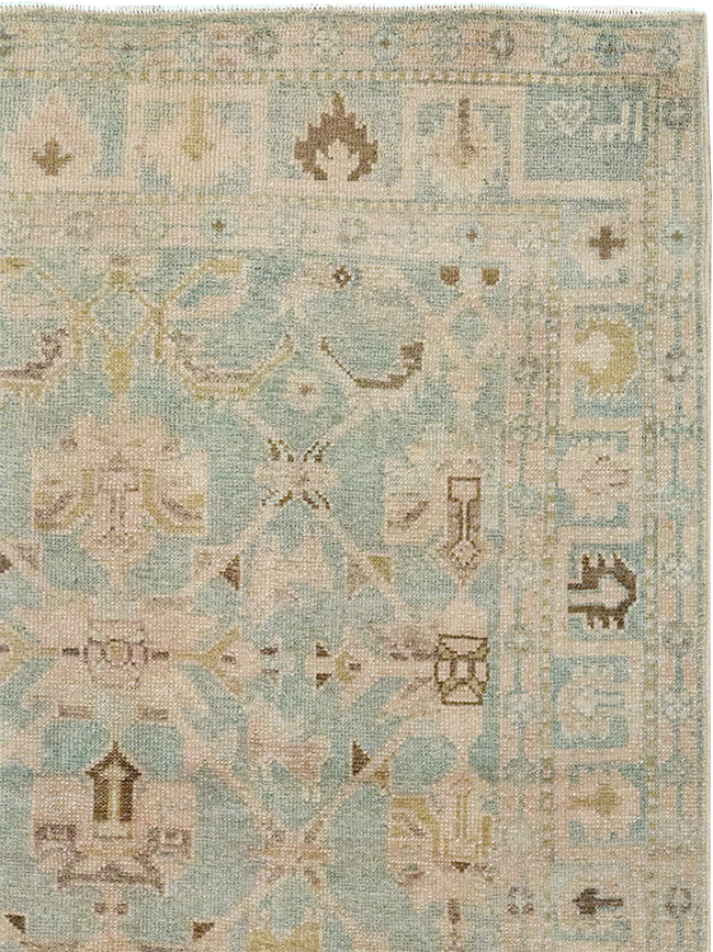 Vintage Persian Malayer Throw Rug, No.32899 - Gsblank