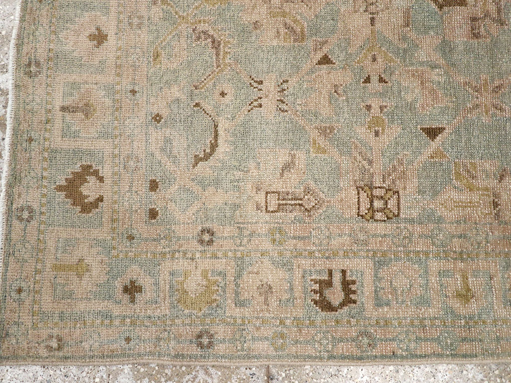 Vintage Persian Malayer Throw Rug, No.32899 - Gsblank