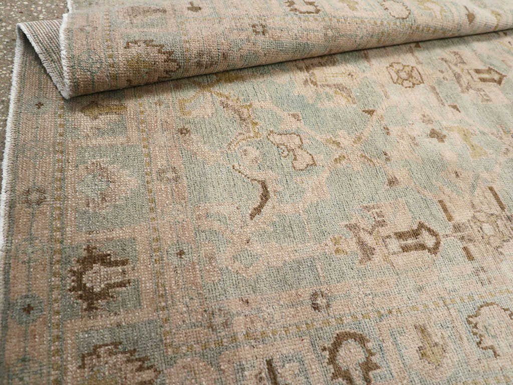 Vintage Persian Malayer Throw Rug, No.32899 - Gsblank