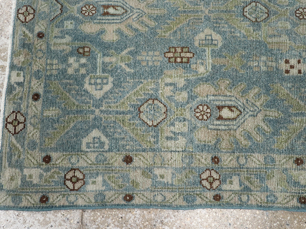 Vintage Persian Malayer Throw Rug, No.32900 - Gsblank
