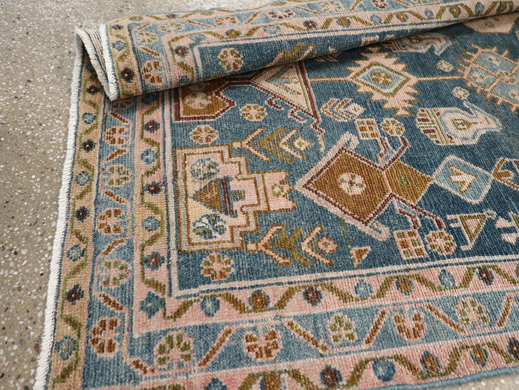 Vintage Persian Malayer Throw Rug, No.32901 - Gsblank