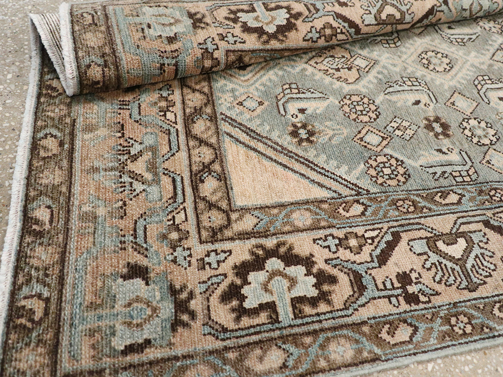 Vintage Persian Malayer Throw Rug, No.32902 - Gsblank