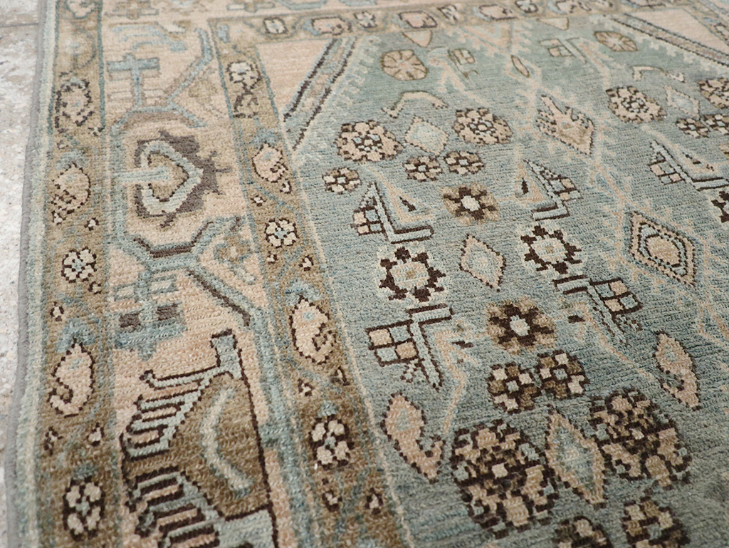 Vintage Persian Malayer Throw Rug, No.32903 - Gsblank