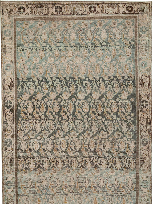 Antique Persian Malayer Long Runner, No.32912 - Gsblank