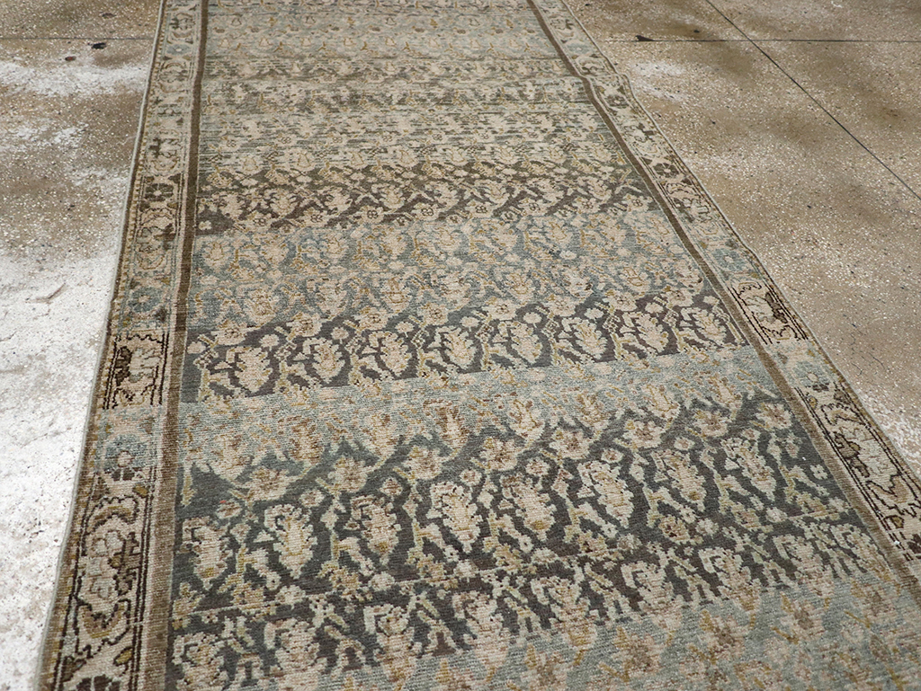 Antique Persian Malayer Long Runner, No.32912 - Gsblank
