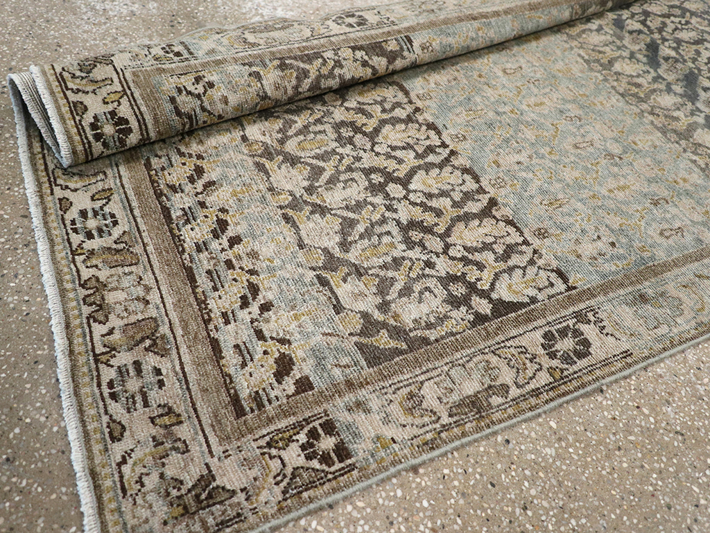 Antique Persian Malayer Long Runner, No.32912 - Gsblank