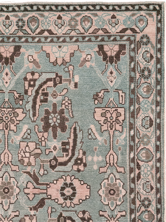Vintage Persian Malayer Gallery Rug, No.32913 - Gsblank