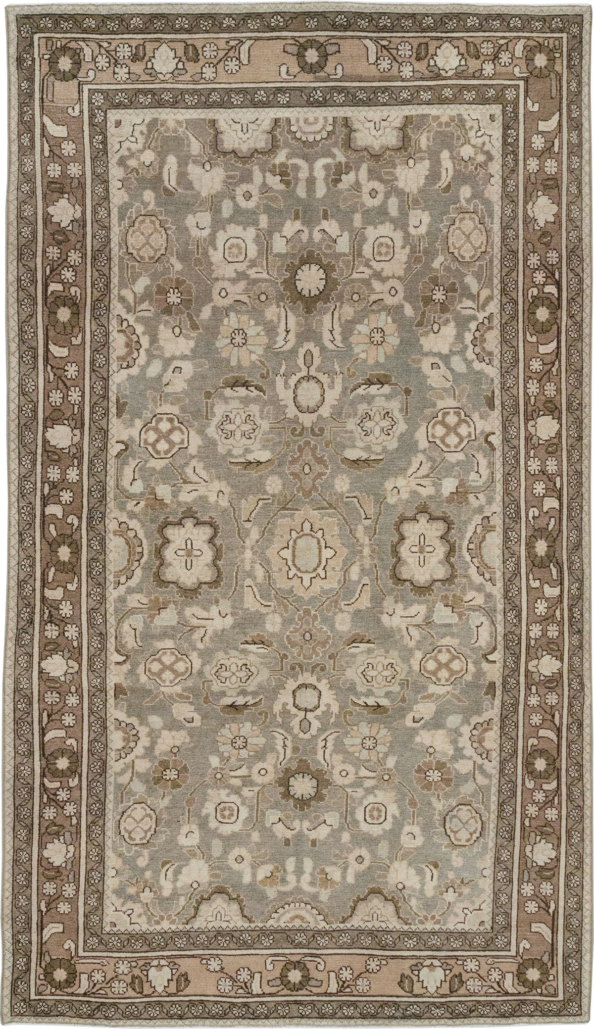 Vintage Persian Malayer Accent Rug, No.32914 - Gsblank