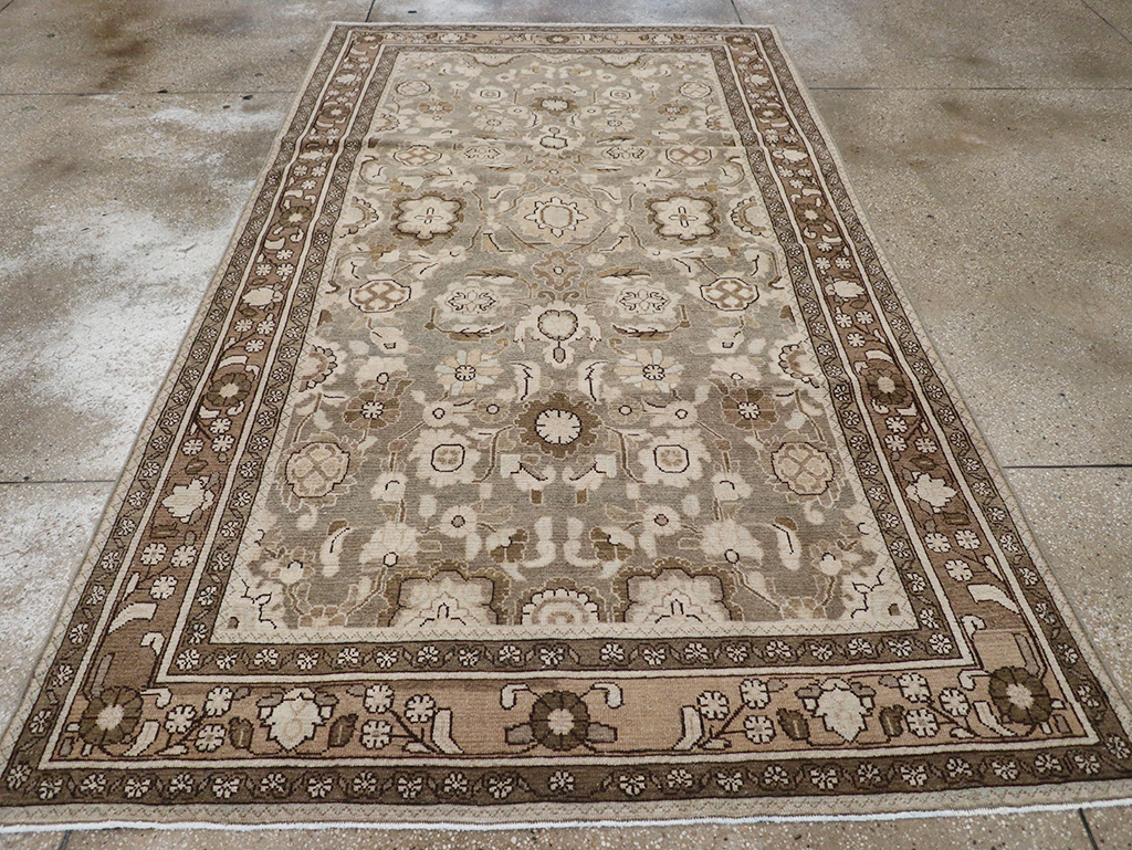 Vintage Persian Malayer Accent Rug, No.32914 - Gsblank