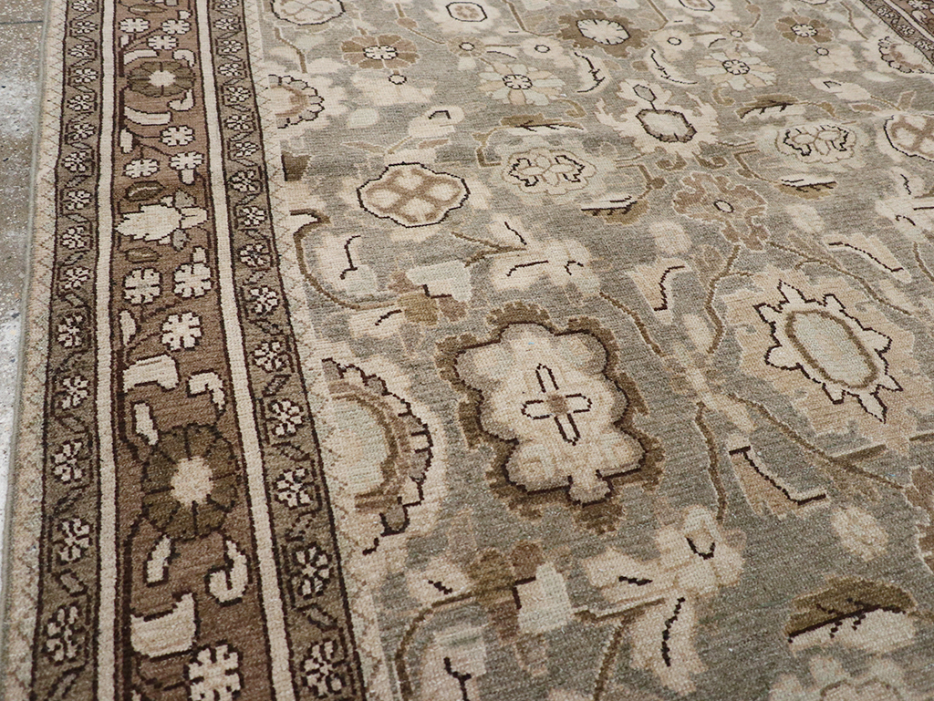 Vintage Persian Malayer Accent Rug, No.32914 - Gsblank