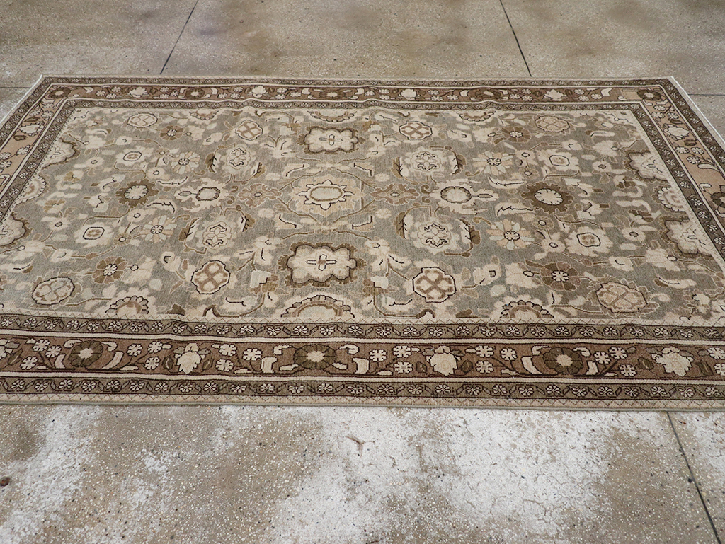 Vintage Persian Malayer Accent Rug, No.32914 - Gsblank