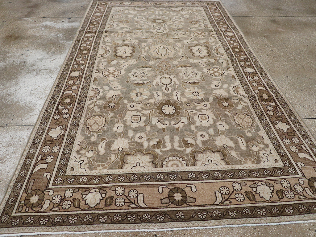 Vintage Persian Malayer Accent Rug, No.32914 - Gsblank