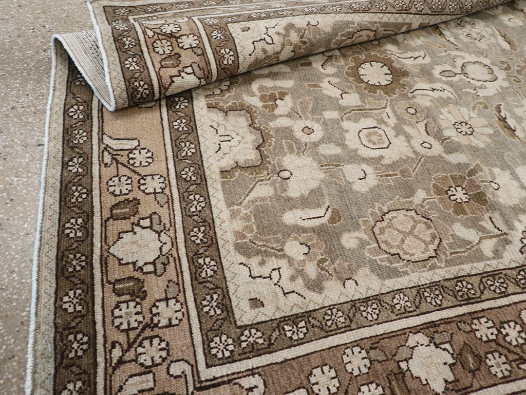 Vintage Persian Malayer Accent Rug, No.32914 - Gsblank