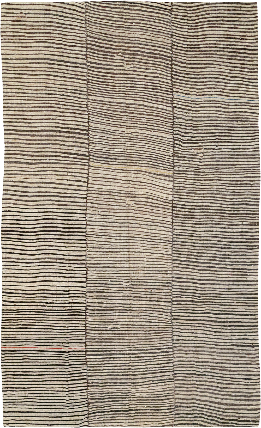 Vintage Persian Flatweave Kilim Room Size Carpet, No.32918 - Gsblank