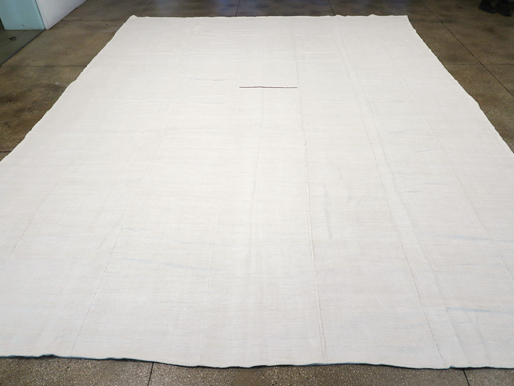 Vintage Turkish Flatweave Kilim Large Carpet, No.32919 - Gsblank