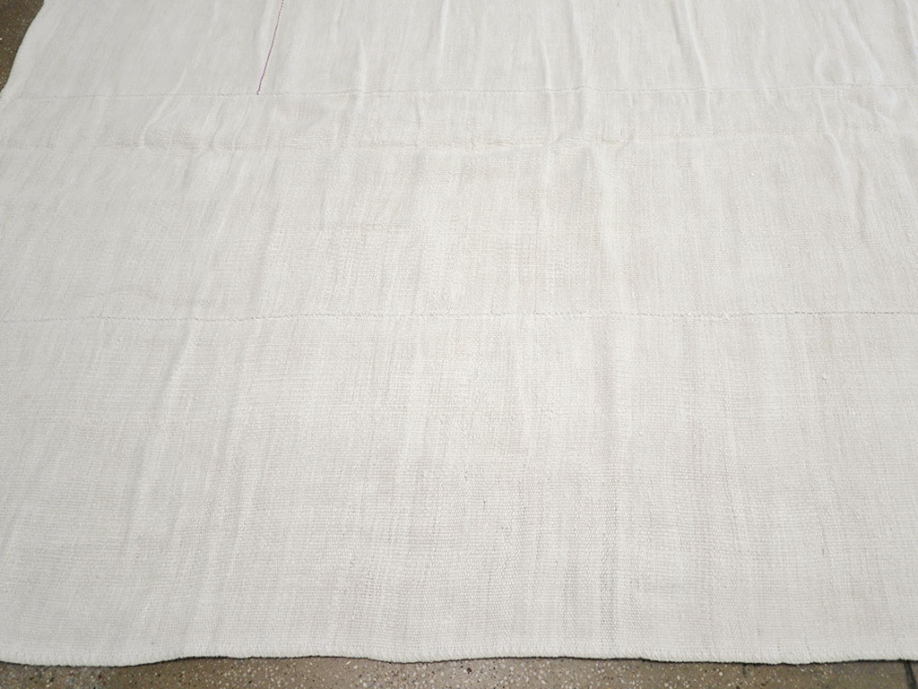 Vintage Turkish Flatweave Kilim Large Carpet, No.32919 - Gsblank