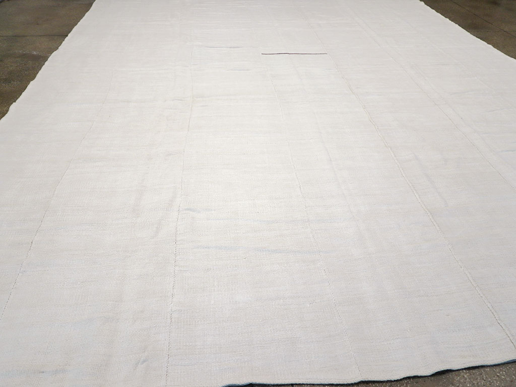 Vintage Turkish Flatweave Kilim Large Carpet, No.32919 - Gsblank