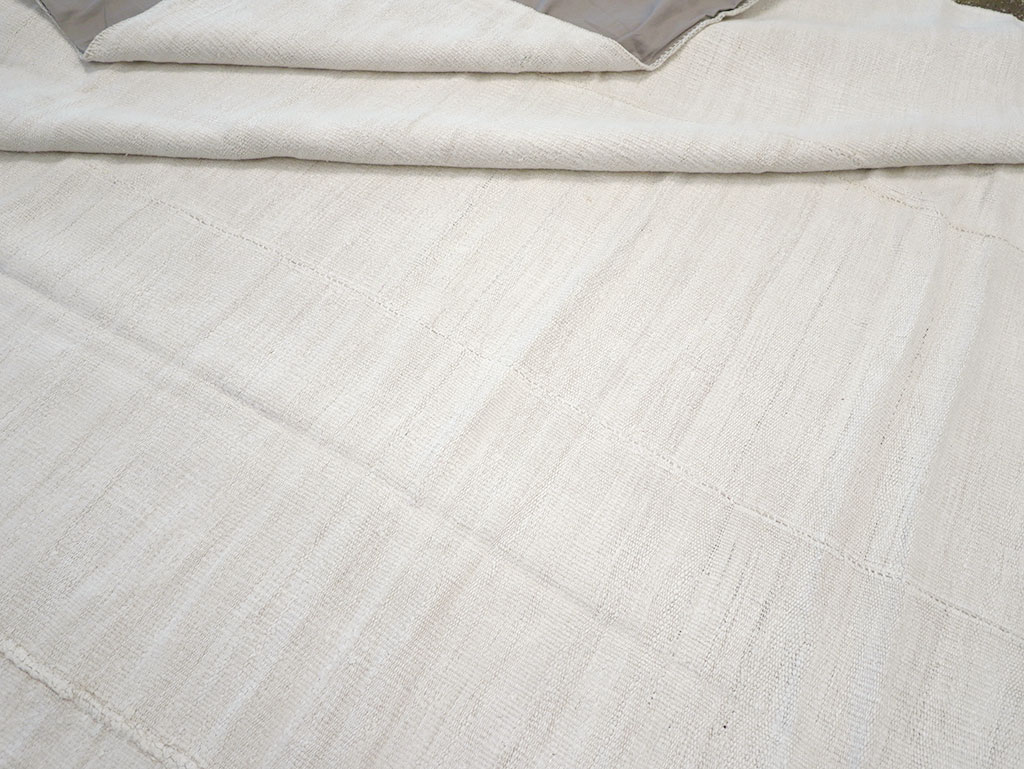 Vintage Turkish Flatweave Kilim Large Carpet, No.32919 - Gsblank