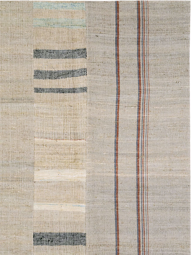 Vintage Turkish Flatweave Room Size Carpet, No.32920 - Gsblank