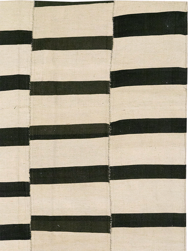 Modern Persian Flatweave Kilim Room Size Carpet, No.32922 - Gsblank