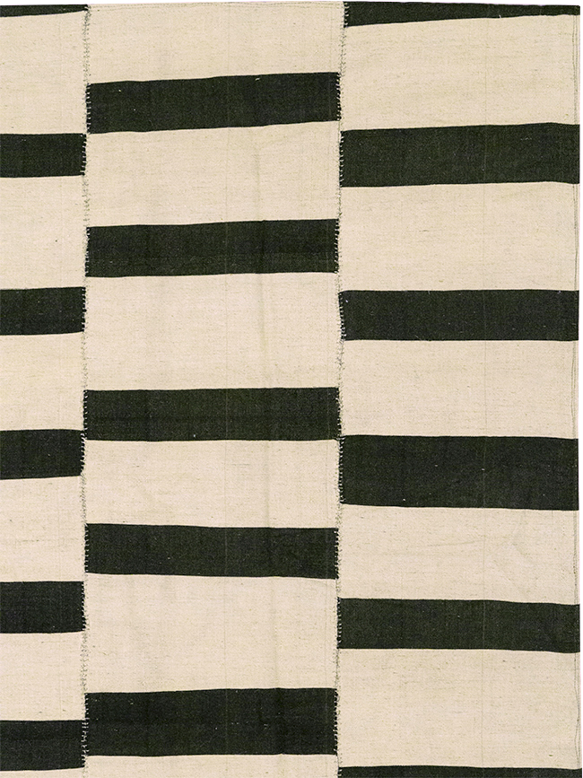 Modern Persian Flatweave Kilim Room Size Carpet, No.32922 - Gsblank