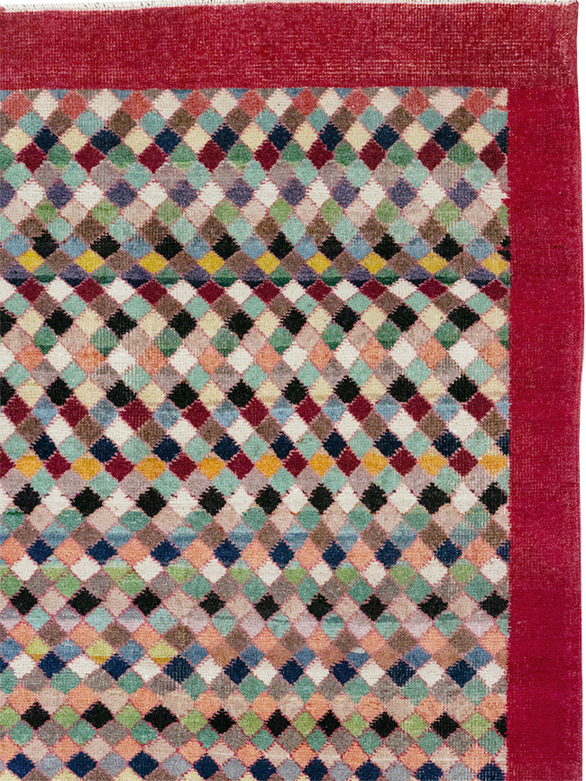 Vintage Turkish Anatolian Small Room Size Carpet, No.32927 - Gsblank