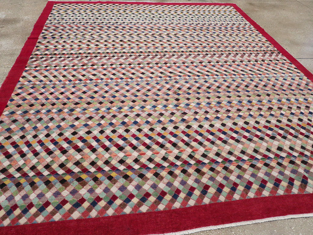 Vintage Turkish Anatolian Room Size Carpet, No.32927 - Gsblank