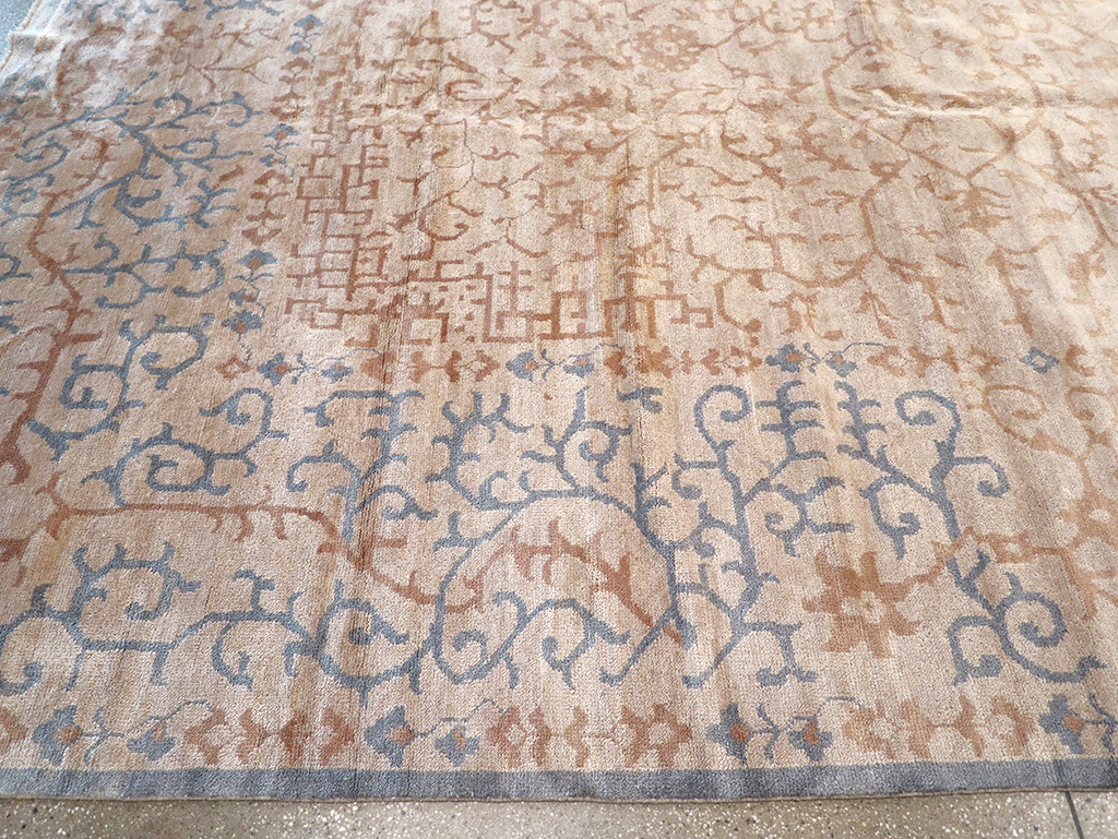 Modern Indian Khotan Large Square Room Size Carpet, No.32928 - Gsblank